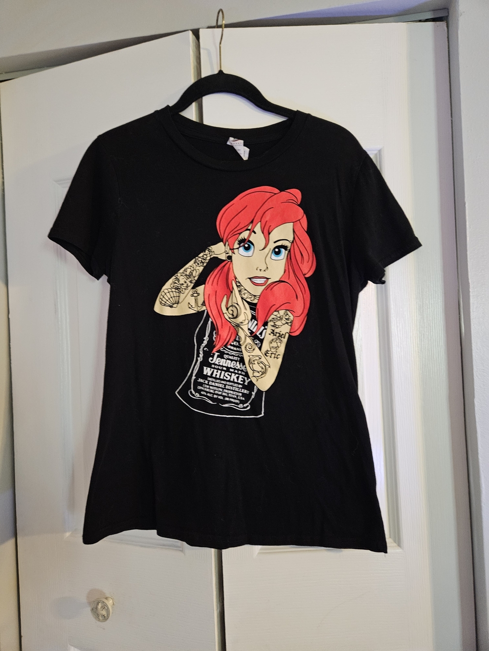 Ariel The Mermaid Whiskey & Tats T-shirt